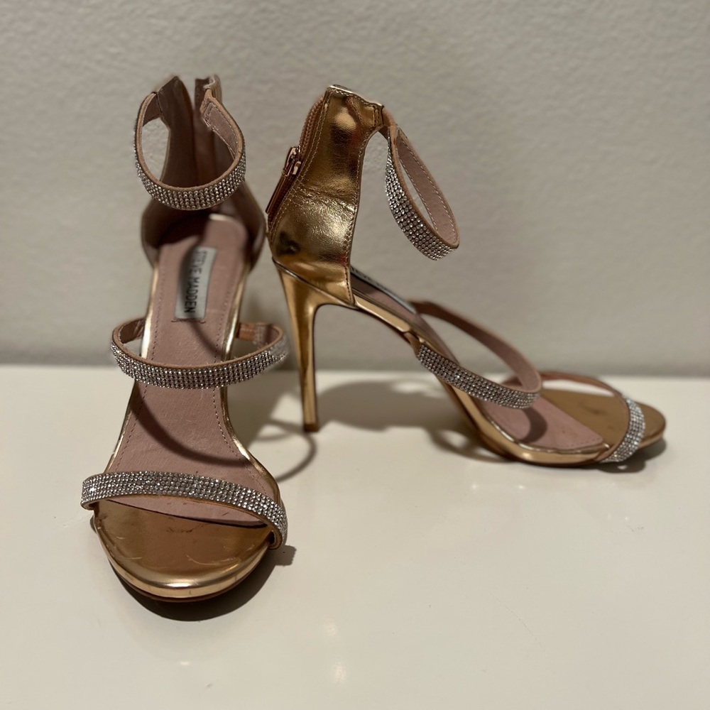 Rose gold heels